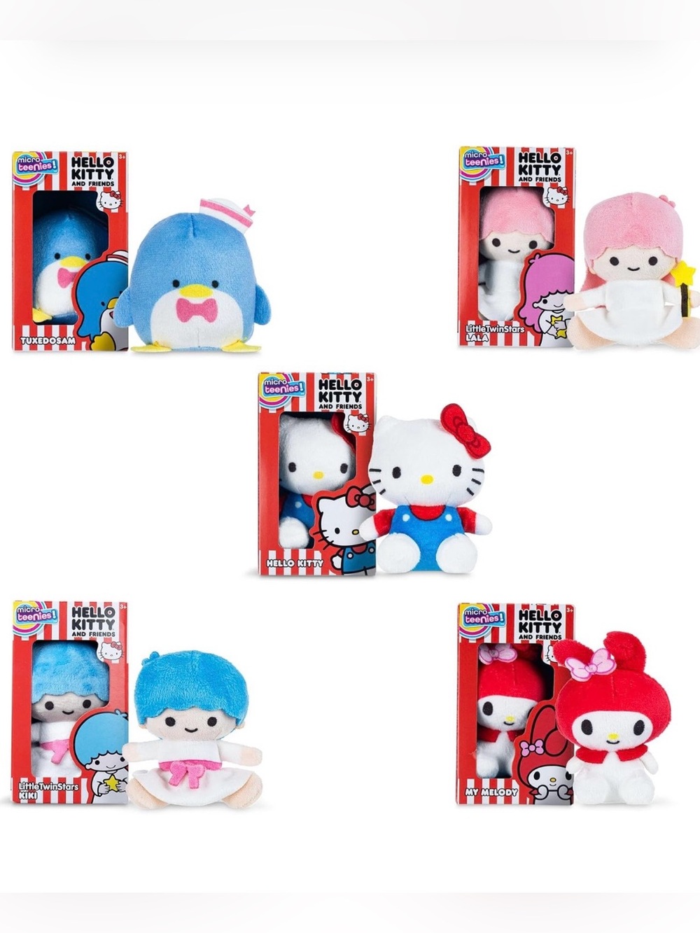 Hello Kitty 5-Pack Micro Teenies , BNIB - Picture 5 of 6
